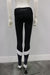 Matletik Zen Legging Black-White shown from the back on a mannequin against a plain background