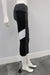 Grey Esprit leggings with black and white panels shown on a mannequin against a plain background.