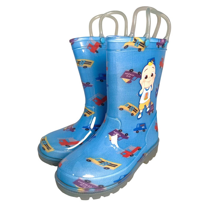 Kids Shoes Cocomelon Toddler Boys Light-up Rain Boots