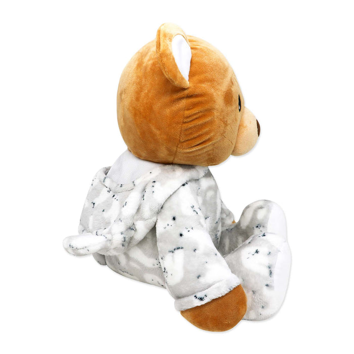Rose Textiles Sleepover Bear Wearing Hoodie