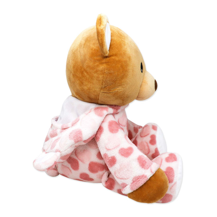Rose Textiles Sleepover Bear Wearing Hoodie