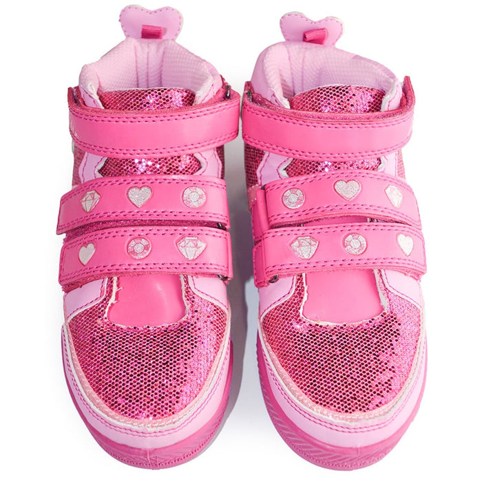 Kids Shoes Barbie Youth Girl Sports High Top Shoes