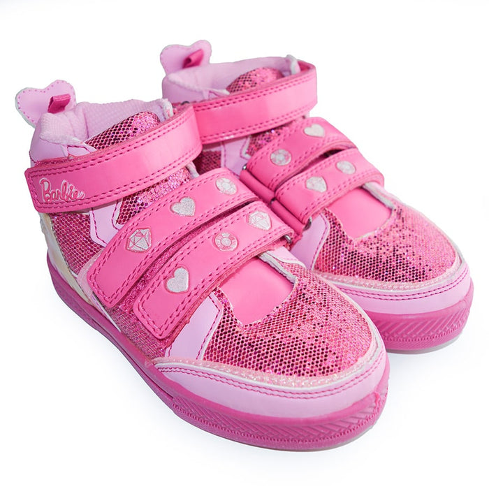 Kids Shoes Barbie Youth Girl Sports High Top Shoes
