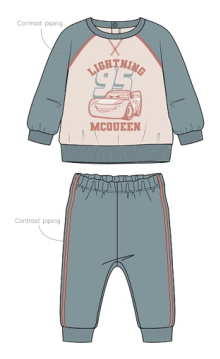 Disney Cars 2 Piece Baby and Toddler Jogger Set - (0 to 24m)