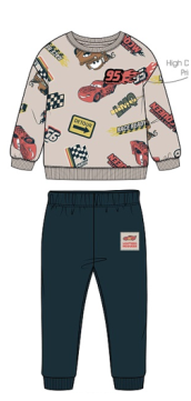 Disney's Cars 2 Piece Boys Jogger Set Size - (2 to 6yrs)