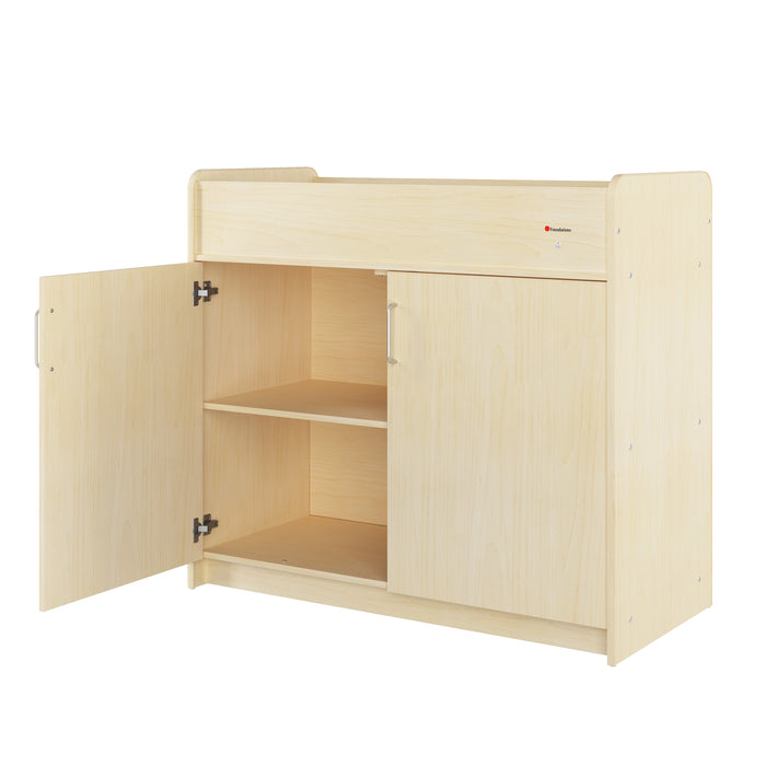 Foundations SafeSwing Changing Table – Natural finish wooden changing table