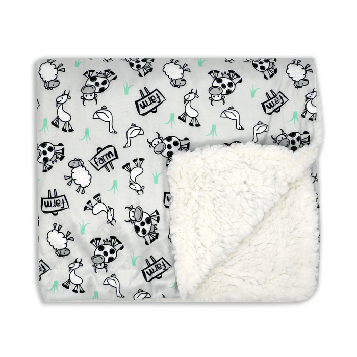 Baby Mode Mink Sherpa Blanket