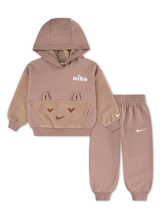 Ensemble jogging à capuche confortable Nike pour enfants - Tailles : 2T à 4T