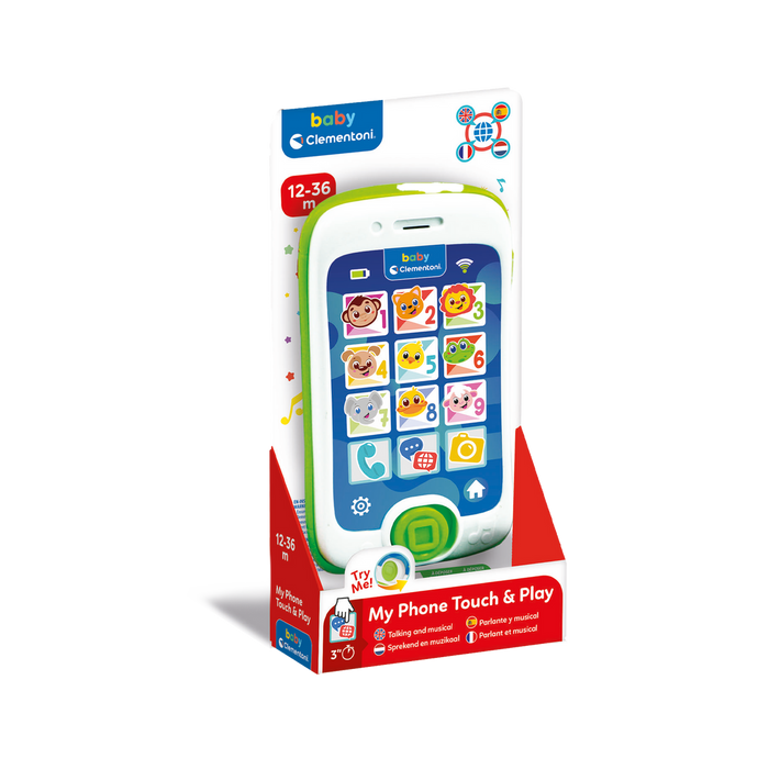 Jeu interactif tactile pour smartphone Clementoni pour bébés et tout-petits