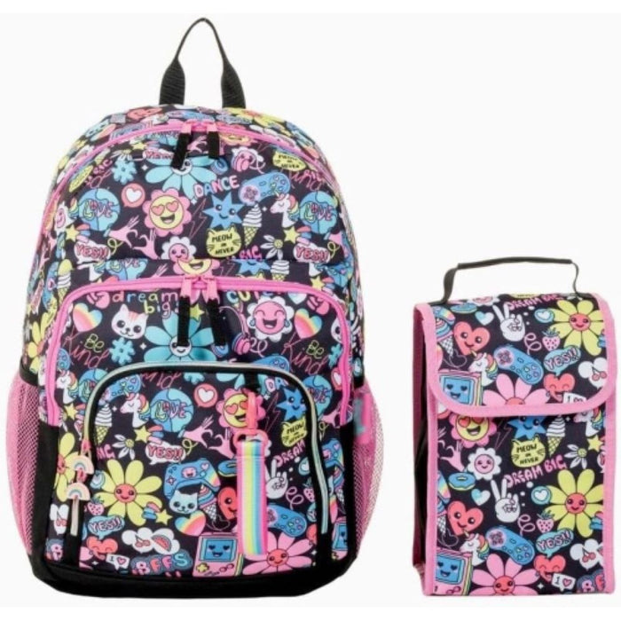 Sac à dos/sac à déjeuner Smash - Fleur