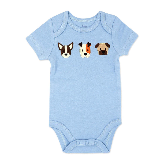 Small Wonders® Short Sleeve Baby Bodysuit -Soft Cotton One-Piece NB–24M