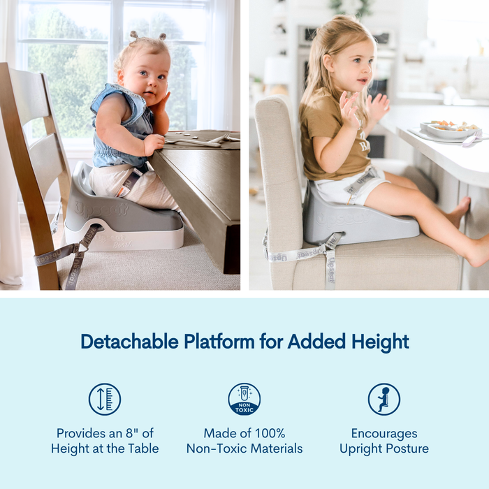 Upseat Ergonomic Toddler Booster Seat - Grey