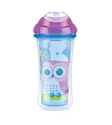 Nuby Tasse isotherme Click-it Cool Sipper (18 mois et plus) - 9 oz/270 ml