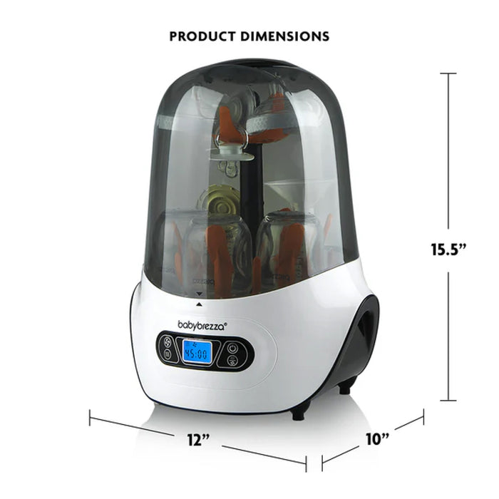 Stérilisateur et sécheur de biberons et accessoires One-Step de Baby Brezza