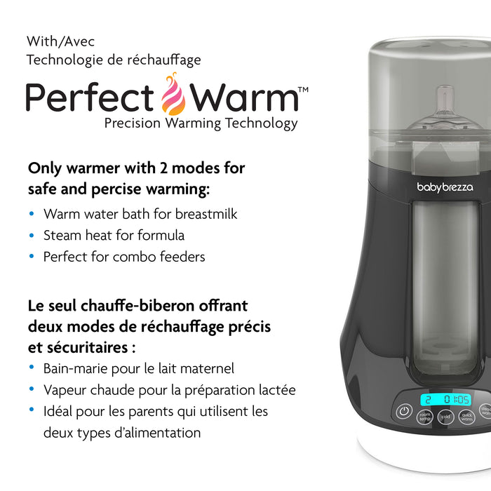Chauffe-biberon Baby Brezza Safe + Smart - Configuration Bluetooth