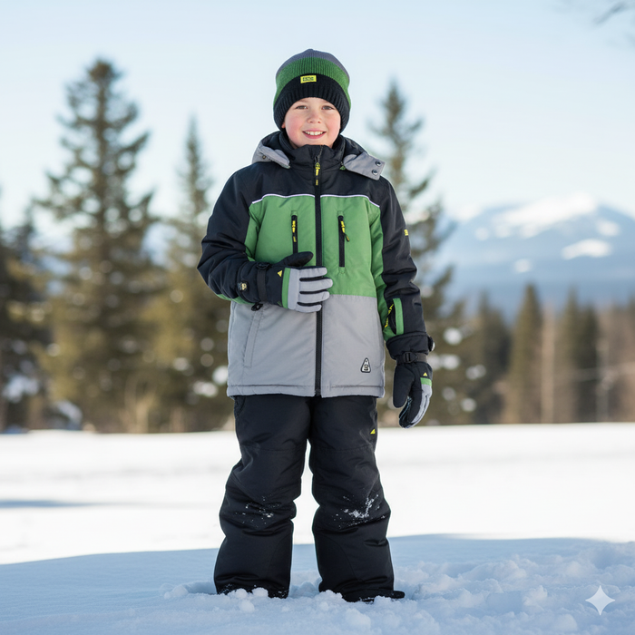 Ensemble d'habit de neige Blizz pour enfants – Manteau, Pantalon & Accessoires – Tailles 2 à 16 ans