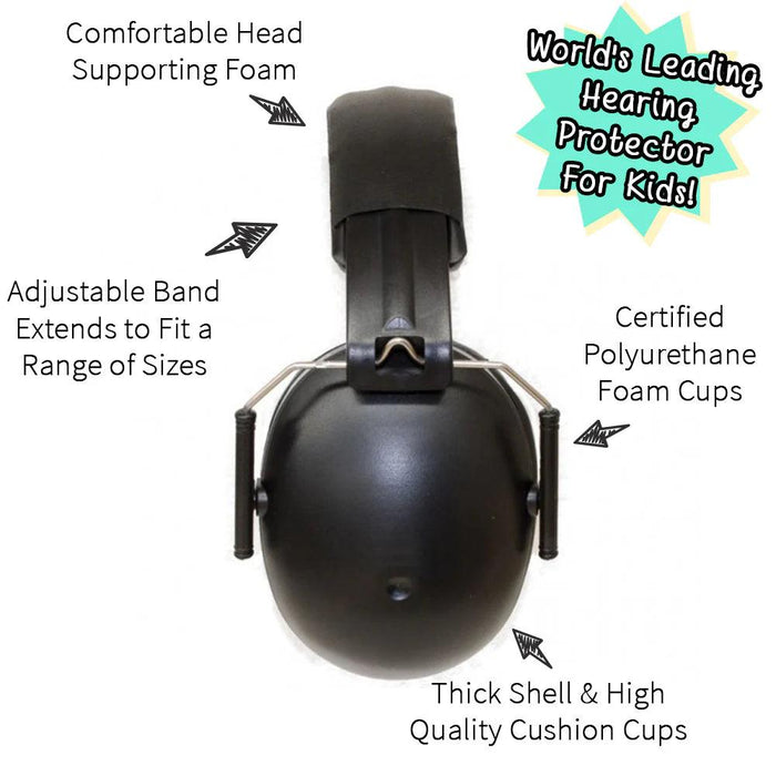 Banz Kids Hearing Protection Earmuffs - 2yrs +