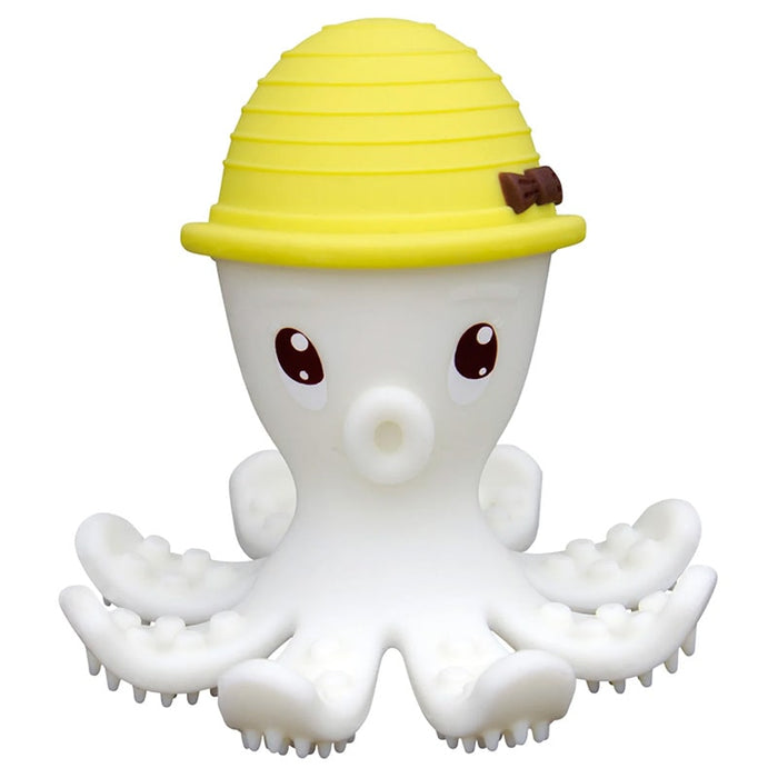 Mombella Octopus Silicone Baby 3D-Teether Toy - Lemon