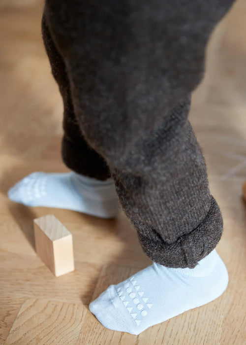GoBabyGo Baby & Toddler Non-Slip Crew Socks - BAMBOO