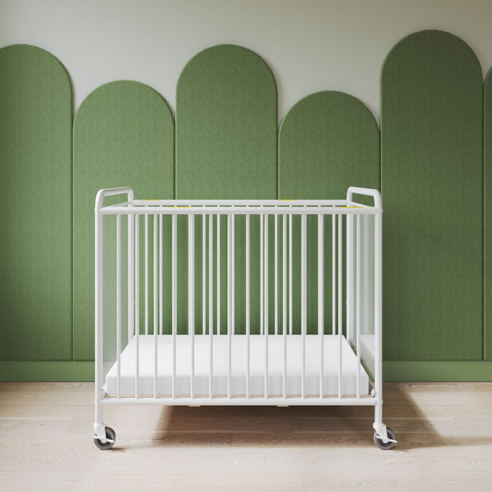 Foundations Chelsea Compact Metal Evacuation Crib – Clearview End Panels & Evacuation Ready