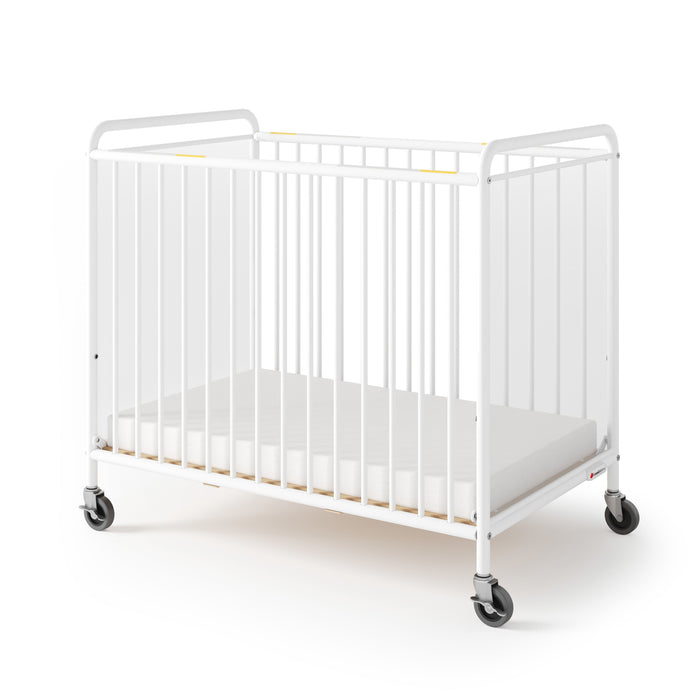 Foundations Chelsea Compact Metal Evacuation Crib – Clearview End Panels & Evacuation Ready