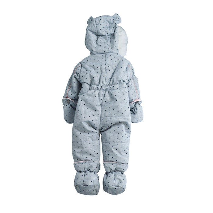 Combinaison de neige Blizz chat gris 1 pièce pour bébé filles (12m et 18m) - 21WBLI5114