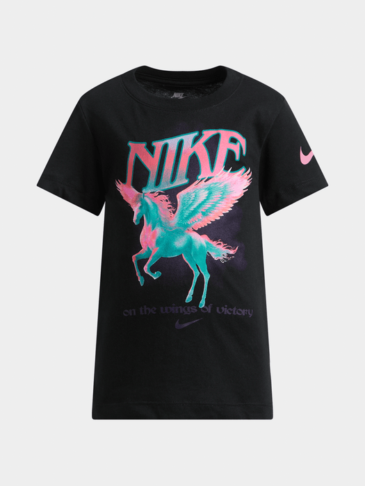 Nike Pegasus Short-Sleeve Tee – Black (4 to 6X)