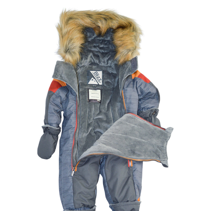 Blizz Baby Boys Snow Suit - 1 piece - (3m to 24m) - 22WBLI3214