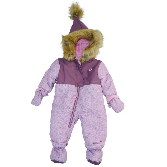 Blizz Baby Girls Pointy Hood Snow Suit - 1 piece - (3m to 24m) - 22WBLI5200