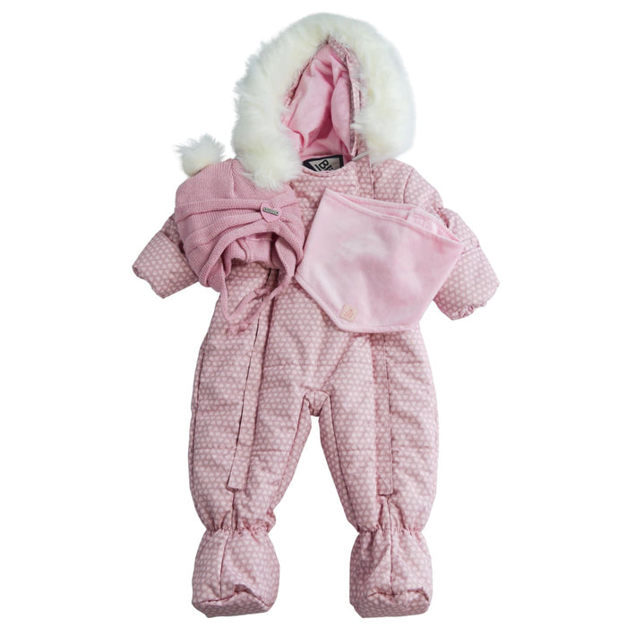 Combinaison de neige Blizz avec petits coeurs 1 pièce pour bébé fille (3m à 9m) - 22WBLI5221