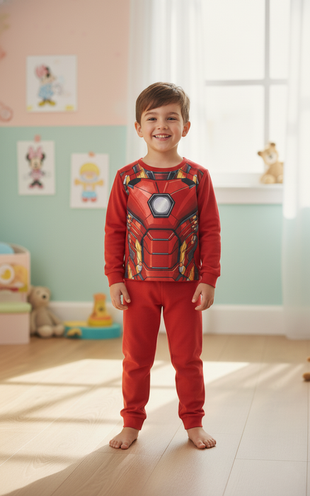 Iron Man 2 Piece Toddlers & Kids Pyjama Set - (2 to 6yrs)