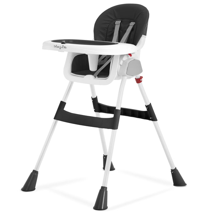 Dream On Me Portable 2 In 1 Table Talk Highchair – Black lifestyle