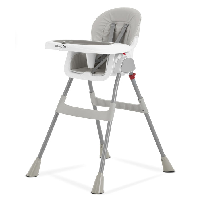 Dream On Me Portable 2 In 1 Table Talk Highchair – Grey lifestyle