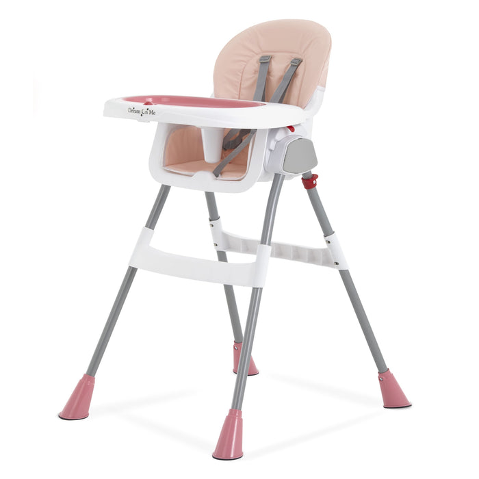 Dream On Me Portable 2 In 1 Table Talk Highchair – Pink lifestyle