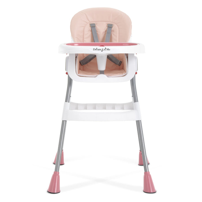 Dream On Me Portable 2 In 1 Table Talk Highchair – Pink lifestyle