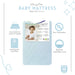 Dream On Me Rest EZ 2-in-1 Mini Crib Mattress Blue image 2