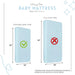 Dream On Me Rest EZ 2-in-1 Mini Crib Mattress Blue image 6