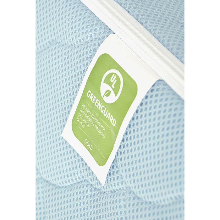 Dream On Me Rest EZ 2-in-1 Mini Crib Mattress Blue image 11