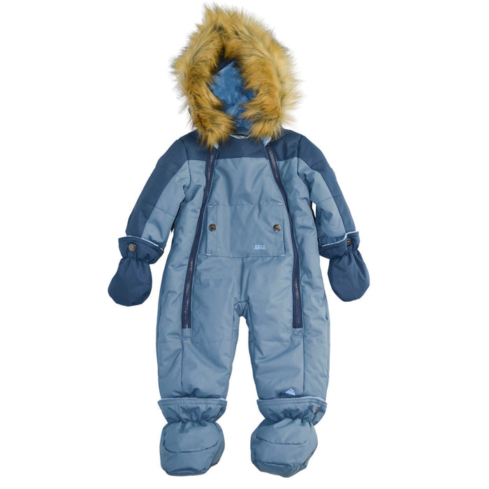 Blizz Baby Boys Blue Snow Suit - 1 piece - (6m to 24m) - 24WBLI3423