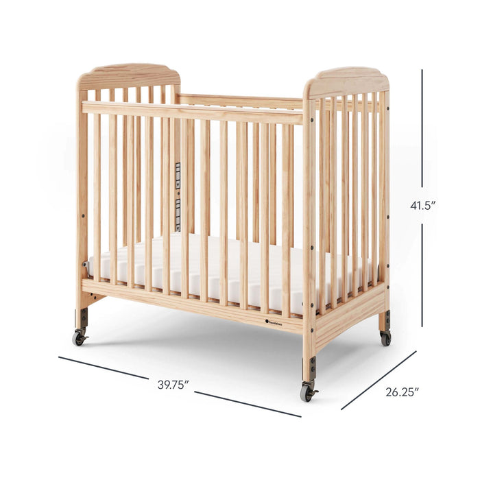 Foundations Lit de bébé Next Gen. Serenity® Compacte - avec planche de matelas réglable - à lattes