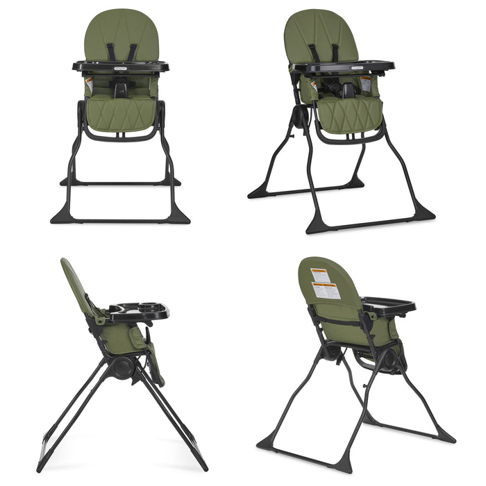 Dream On Me Snack & Stow Highchair Olive image 19