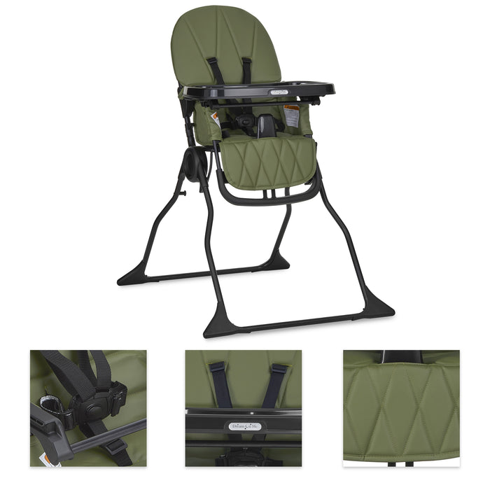 Dream On Me Snack & Stow Highchair Olive image 20