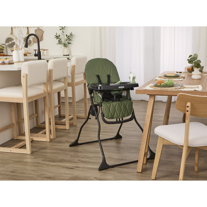 Dream On Me Snack & Stow Highchair Olive image 23