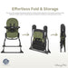 Dream On Me Snack & Stow Highchair Olive image 4