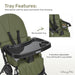 Dream On Me Snack & Stow Highchair Olive image 5