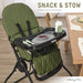 Dream On Me Snack & Stow Highchair Olive image 8