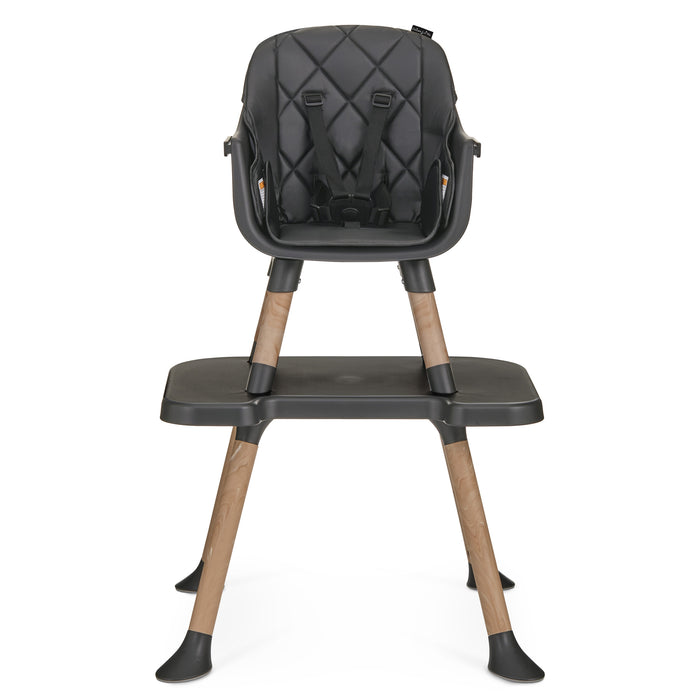 Dream On Me Luna 4-in-1 Convertible Highchair – Black lifestyle