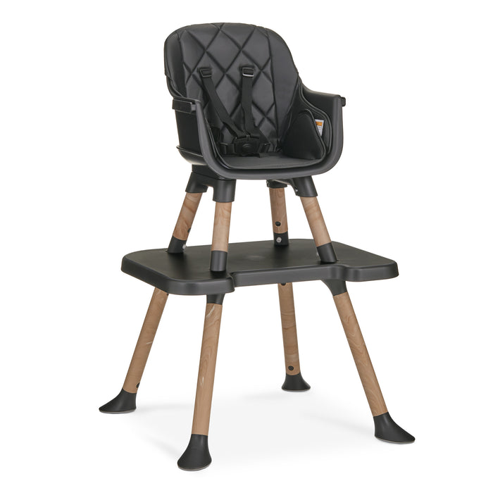 Dream On Me Luna 4-in-1 Convertible Highchair – Black lifestyle