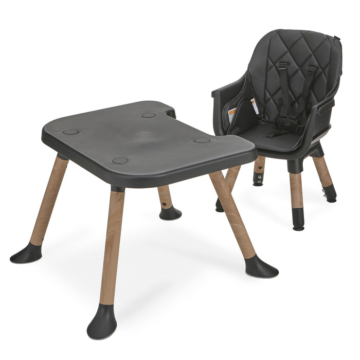 Dream On Me Luna 4-in-1 Convertible Highchair – Black lifestyle