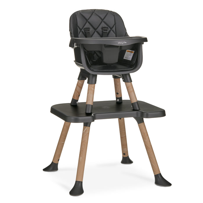 Dream On Me Luna 4-in-1 Convertible Highchair – Black